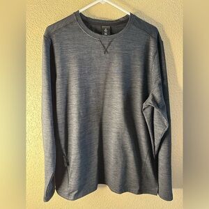 Men's Crewneck Pullover Sweater - Heather Charcoal